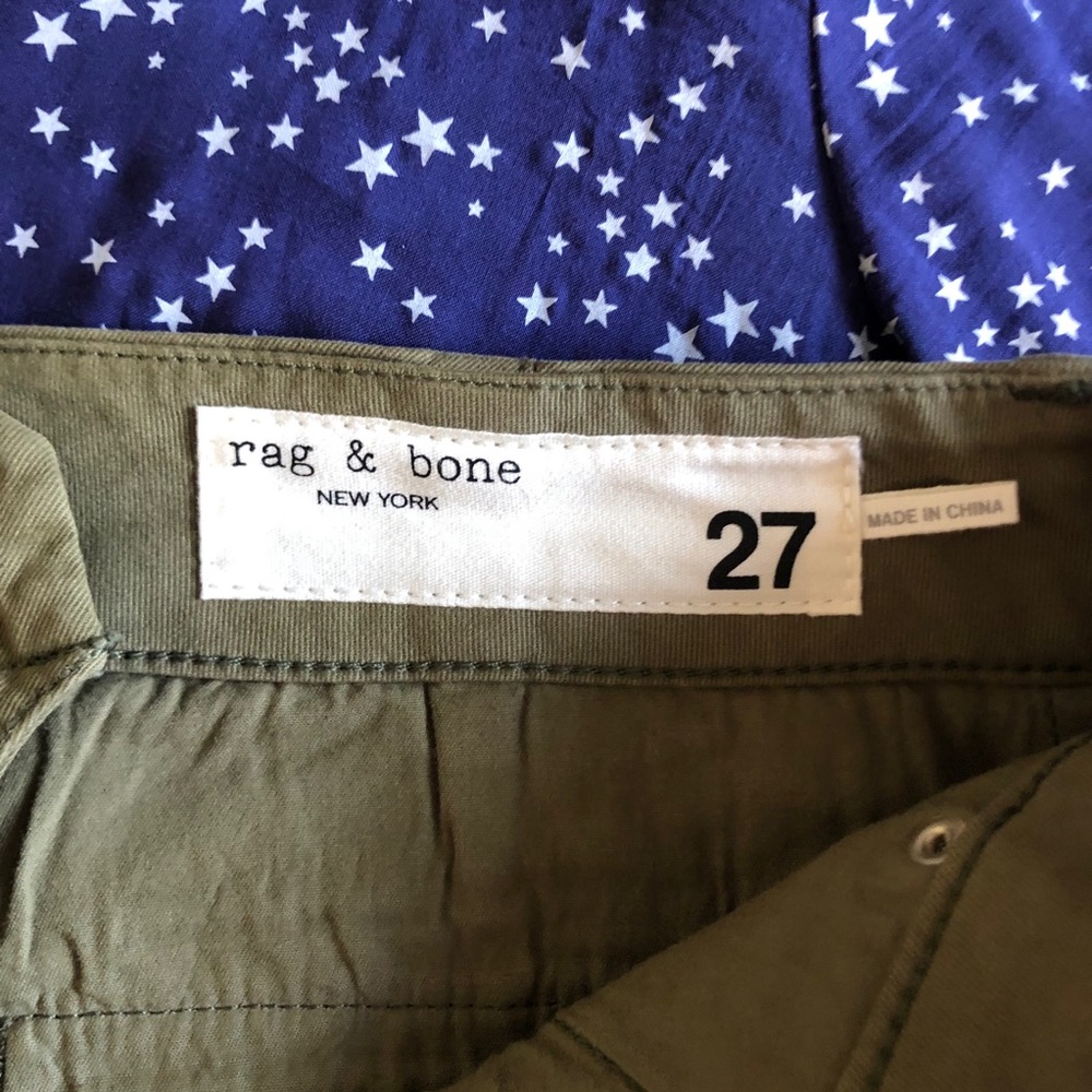 Rag and bone Buckley crop chinos